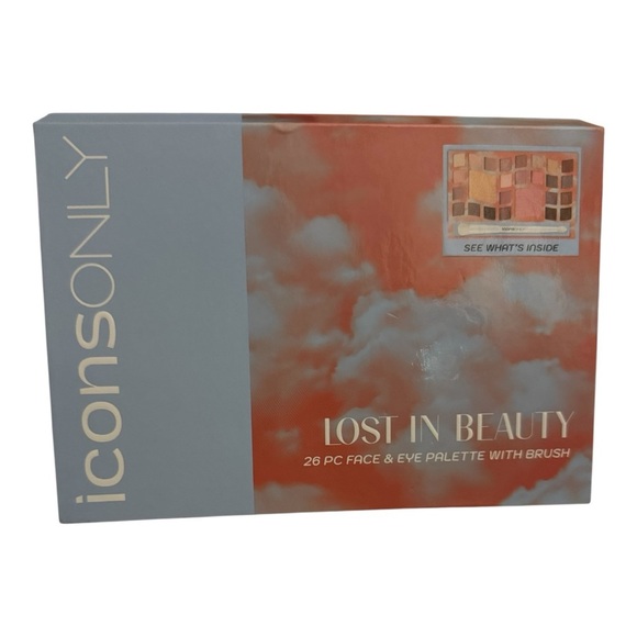 iconsOnly Eyeshadow Palette Book with Brush - Picture 2 of 2